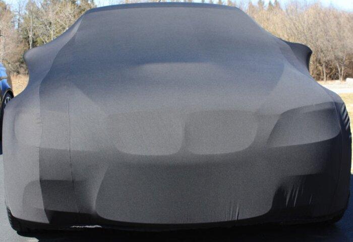 Extra-Snug Precision Fit Indoor Black Satin Car Cover