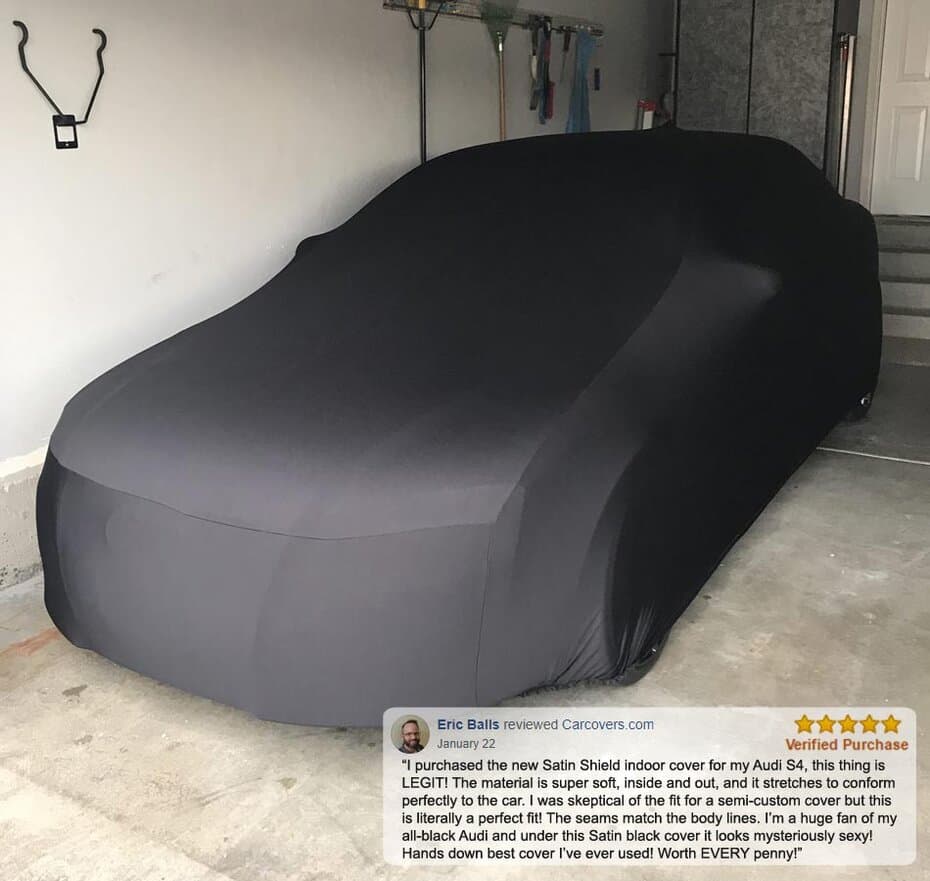 Featured Black Satin Shield Customer Review