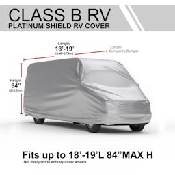 Platinum Shield Class B  RV Cover (Fits 18' to 19' Long)
