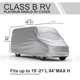 Platinum Shield Class B  RV Cover (Fits 19' to 21' Long)