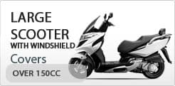 Large Scooter with Windshield