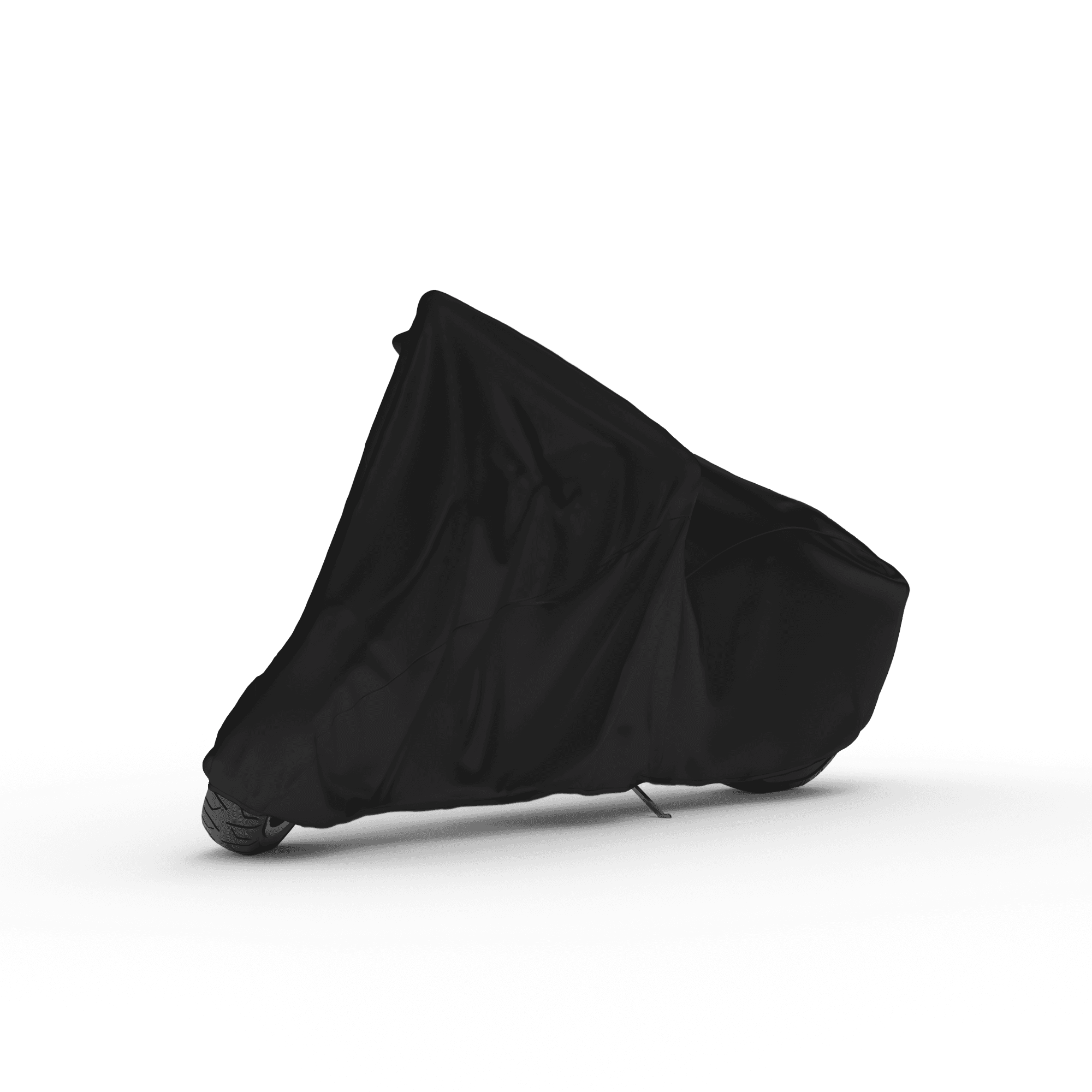 Indoor Black Satin Shield Motorcycle Cover
