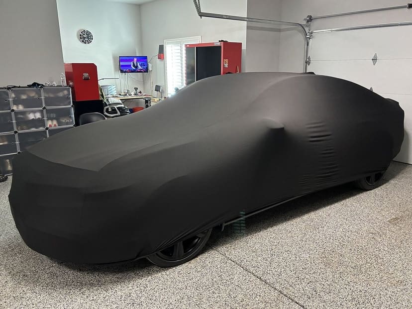 CarCovers customer photo: Alonzo C.'s vehicle under its cover