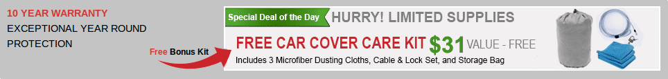 Free Car Cover Care Kit