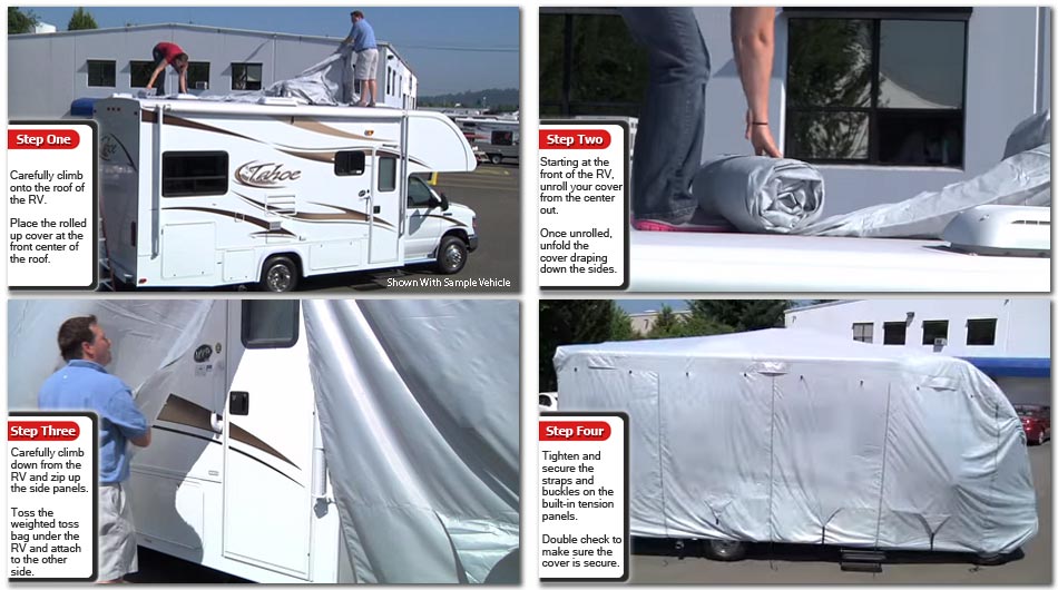 How To Install Deluxe Shield RV Cover